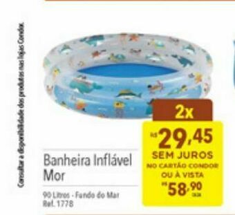 Supermercados Condor Banheira inflavel mor oferta