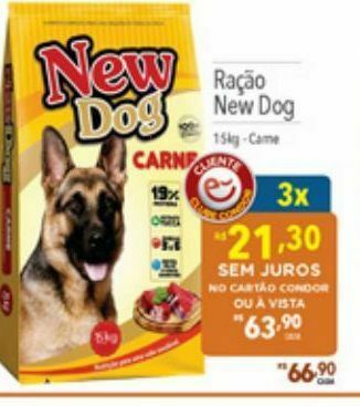 Ração new dog