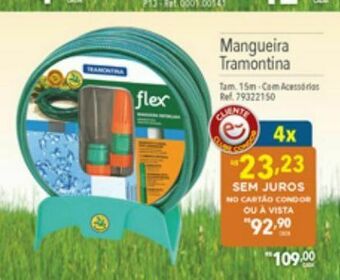 Supermercados Condor Mangueira tramontina oferta