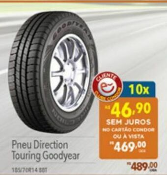 Supermercados Condor Pneu direction touring goodyear oferta