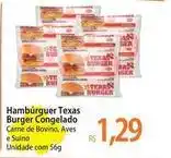 Atacadão Texas - hamburguer burger congelado oferta