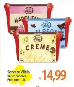 Atacadão Sabores - sorvete oferta