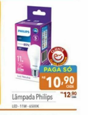 Supermercados Condor Lâmpada philips oferta