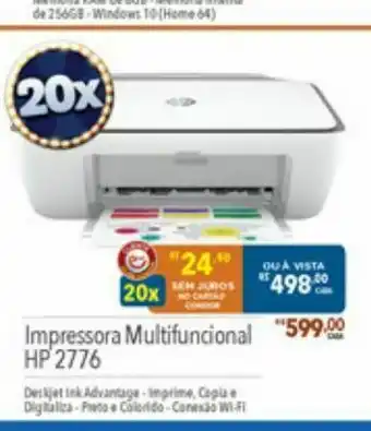 Impressora multifuncional hp 2776