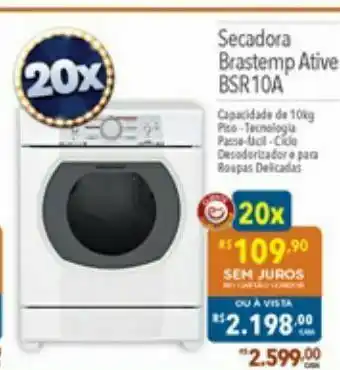 Supermercados Condor Secadora brastemp oferta