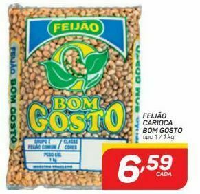 Feijão carioca bom gosto kg