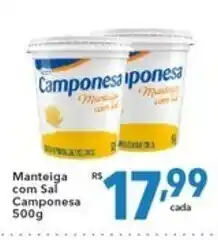 Manteiga com sal Camponesa 500g