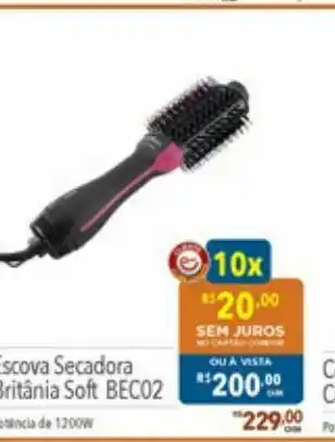Supermercados Condor Escova secadora britania soft oferta