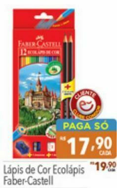 Supermercados Condor Lápis de cor ecolapis faber-castell oferta
