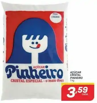 GBarbosa Açúcar cristal pinheiro 1kg oferta