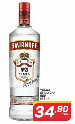 GBarbosa Vodka smirnoff red 998ml oferta