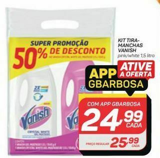 GBarbosa Kit tira-manchas vanish oferta