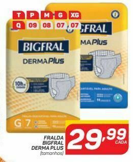 GBarbosa Fralda bigfral derma plus oferta