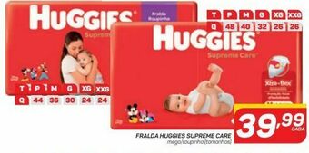 GBarbosa Fraldas huggies supreme care oferta