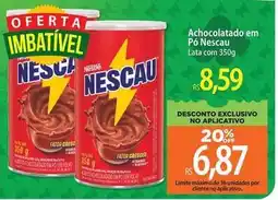 Atacadão Nestlé - achocolatado em pó nescau oferta