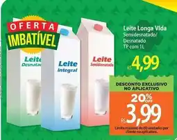 Atacadão Longa vida - leite longa vida oferta