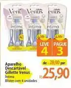 Atacadão Venus - aparelho descartável gillette oferta