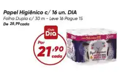 Dia Dia - papel higiênico c/16 un oferta