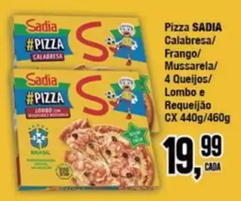 Pizza sadia calabresa