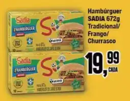 Rede Economia Hambúrguer sadia 672g oferta