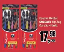 Rede Economia Escova Dental Colgate Zig Zag Carvão oferta