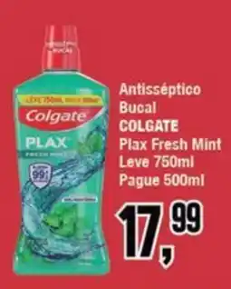 Rede Economia Antisséptico bucal colgate plax fresh mint oferta
