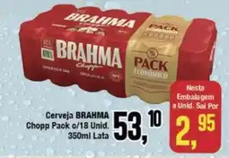 Rede Economia Cerveja brahma chopp pack oferta
