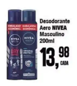 Rede Economia Desodorante Aero Nivea Masculino oferta