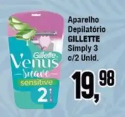 Rede Economia Aparelho depilatório gillette simply 3 oferta