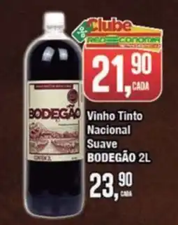 Rede Economia vinho tinto nacional suave bodegão oferta