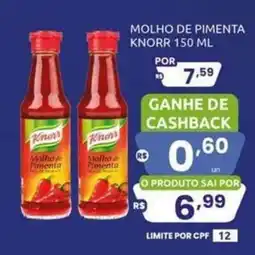 Rede Compras molho de pimenta knorr oferta