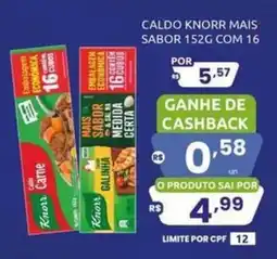 Rede Compras Caldo knorr mais sabor 152g com 16 cubos oferta