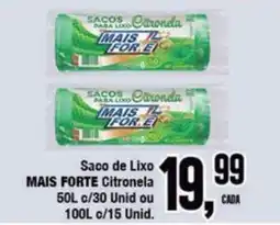 Rede Economia Saco de lixo mais forte citronela oferta
