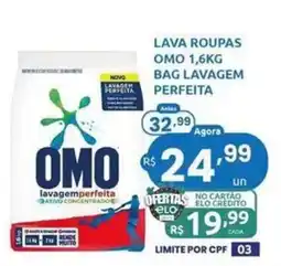 Rede Compras Lava roupas omo 1,6kg oferta
