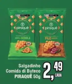 Rede Economia Salgadinho Comida di Buteco Piraquê oferta