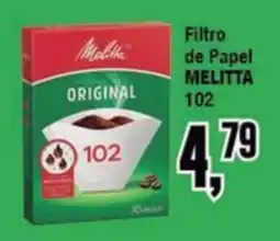 Rede Economia Filtro de Papel Melitta Original 102 oferta