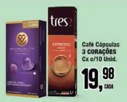 Rede Economia Café Cápsulas 3 Corações oferta