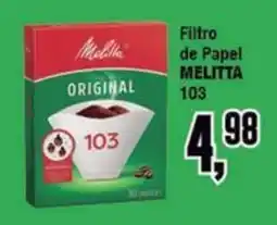 Rede Economia Filtro de Papel Melitta Original 103 oferta