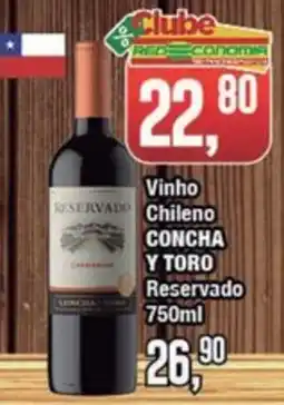 Rede Economia Vinho chileno concha y toro reservado oferta