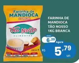 Rede Compras Farinha de mandioca comum tão nosso branca oferta