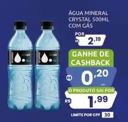 Rede Compras Água mineral crystal com gás oferta