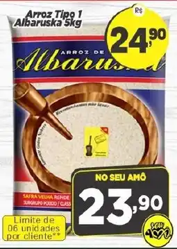Amarelinha supermercados Arroz Tipo 1 Albaruska oferta