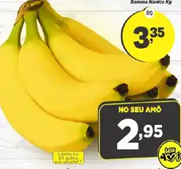 Amarelinha supermercados Banana Nanica oferta