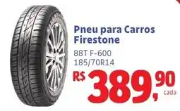 Camiño supermercados Pneu para carros firestone oferta
