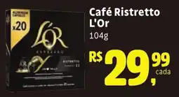 Camiño supermercados Café Ristretto L'Or oferta