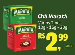 Camiño supermercados Chá Maratá Vários Tipos oferta