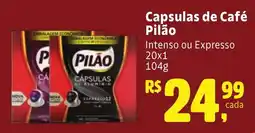 Camiño supermercados Capsulas de Café Pilão oferta