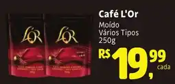 Camiño supermercados Café L'Or Moído Vários Tipos oferta