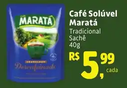 Camiño supermercados Café Solúvel Maratá Tradicional Sachê oferta