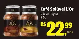 Camiño supermercados Café Solúvel L'Or Vários Tipos oferta